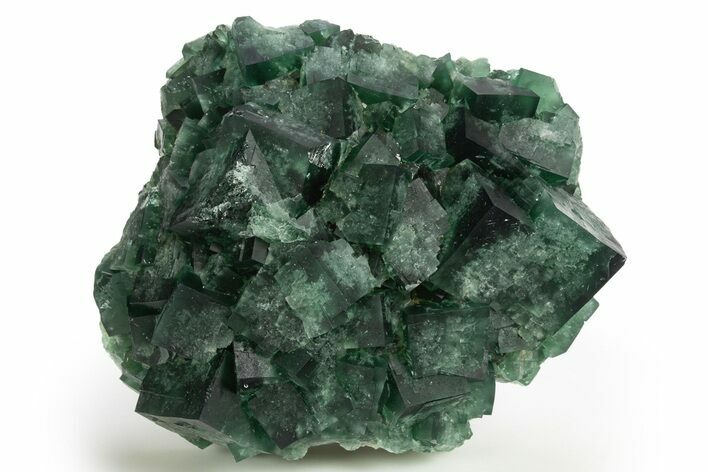 Fluorescent Green Fluorite Cluster - Diana Maria Mine, England #318824